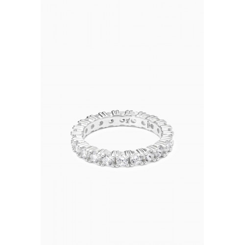 Hatton Labs - CZ Eternity Ring in Sterling Silver