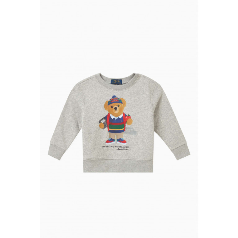 Polo Ralph Lauren - Bear Printed Sweatshirt in Cotton