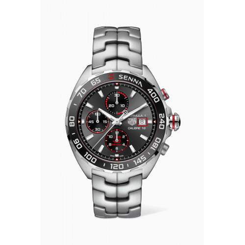 TAG Heuer - Formula 1 Senna Automatic Chronograph Watch in Stainless Steel, 44mm