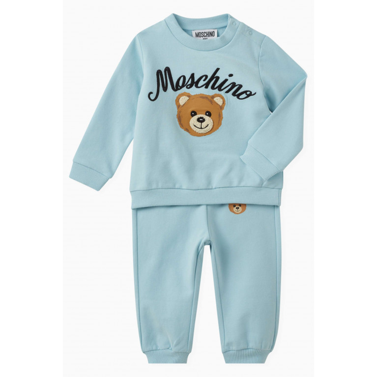 Moschino - Teddy Bear Sweatpants in Cotton Fleece