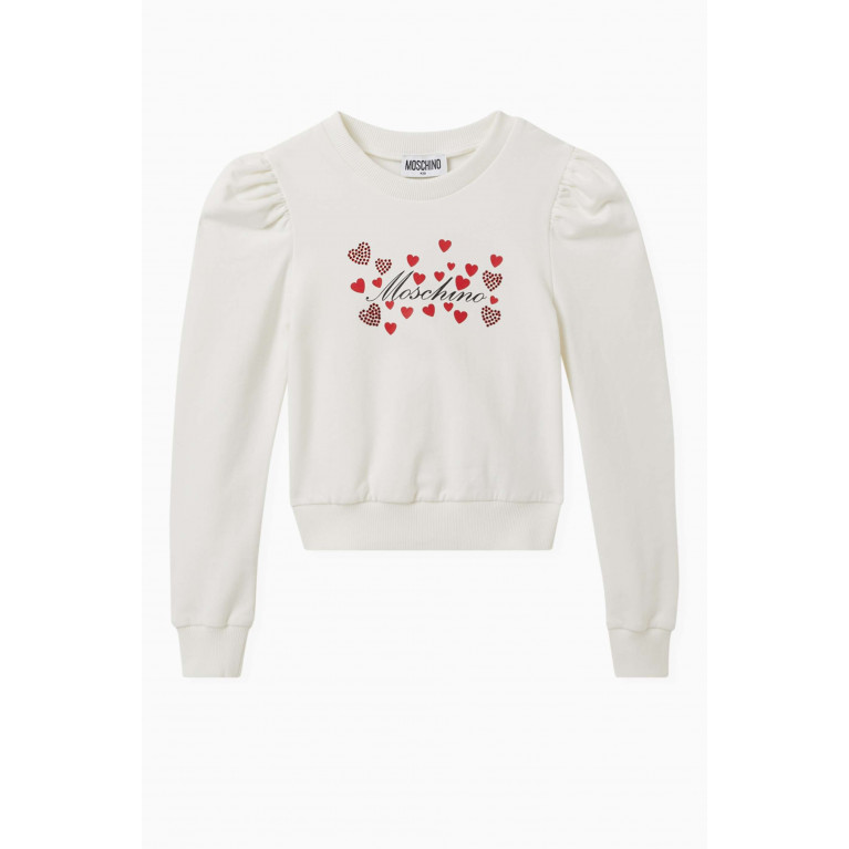 Moschino - Logo Print Sweatshirt in Cotton