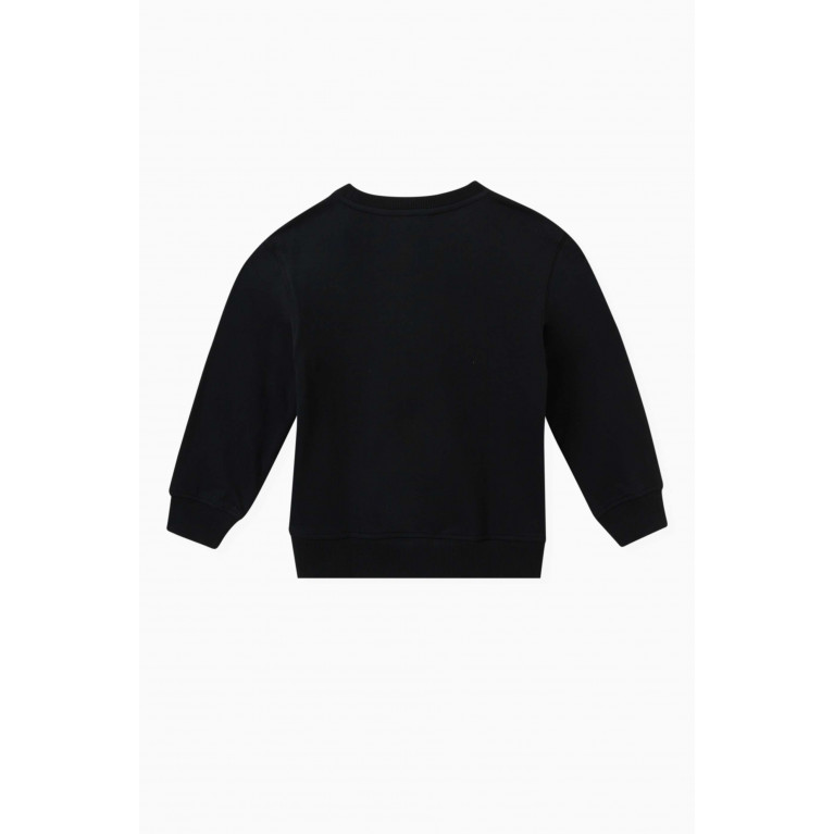 Moschino - Teddy Bear Print Sweatshirt in Cotton Black