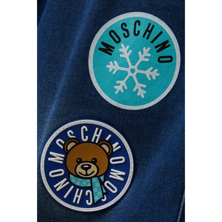 Moschino - Circle Logo Patch Jeans in Cotton