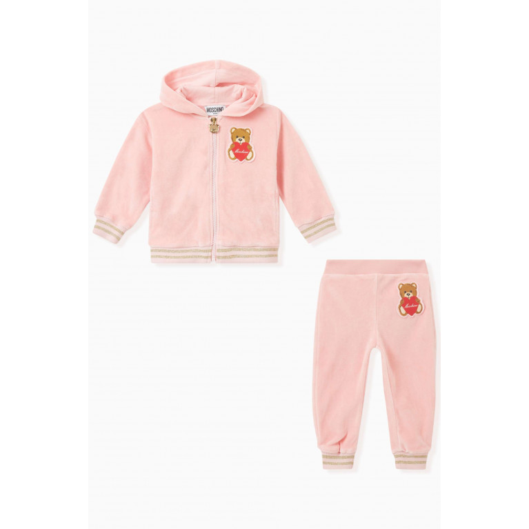 Moschino - Heart Teddy Bear Tracksuit in Chenille