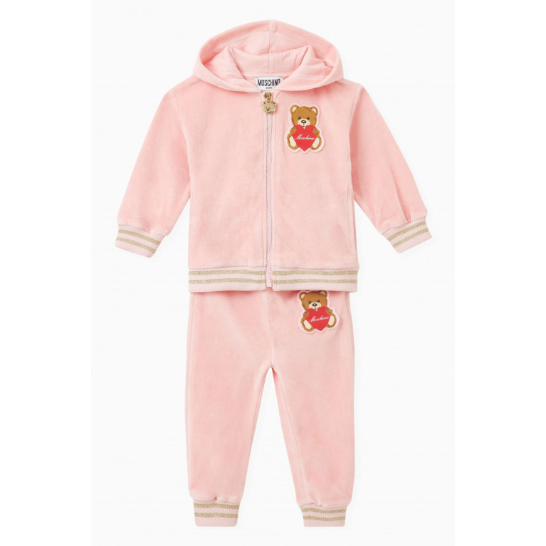 Moschino - Heart Teddy Bear Tracksuit in Chenille