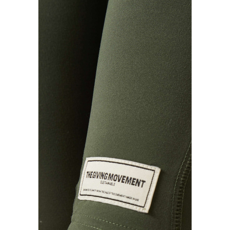 The Giving Movement - Biker Shorts in Softskin100© Green