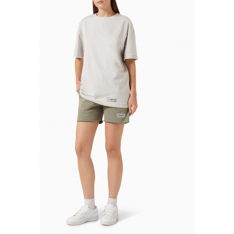The Giving Movement - Oversized T-shirt in Organic Cotton-jersey Grey