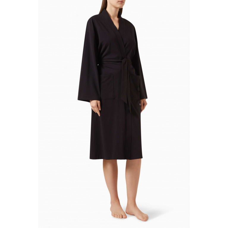 The Giving Movement - Night Gown in Organic Cotton Jersey Black
