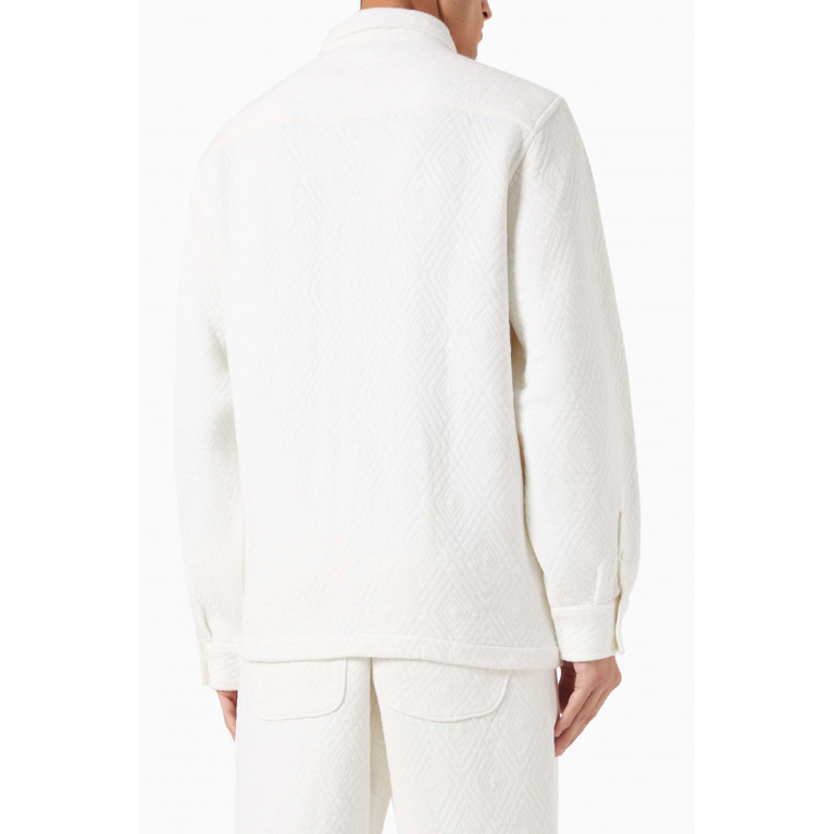 Kith - Ginza Diamond Quilted Shirt in Interlock-jacquard