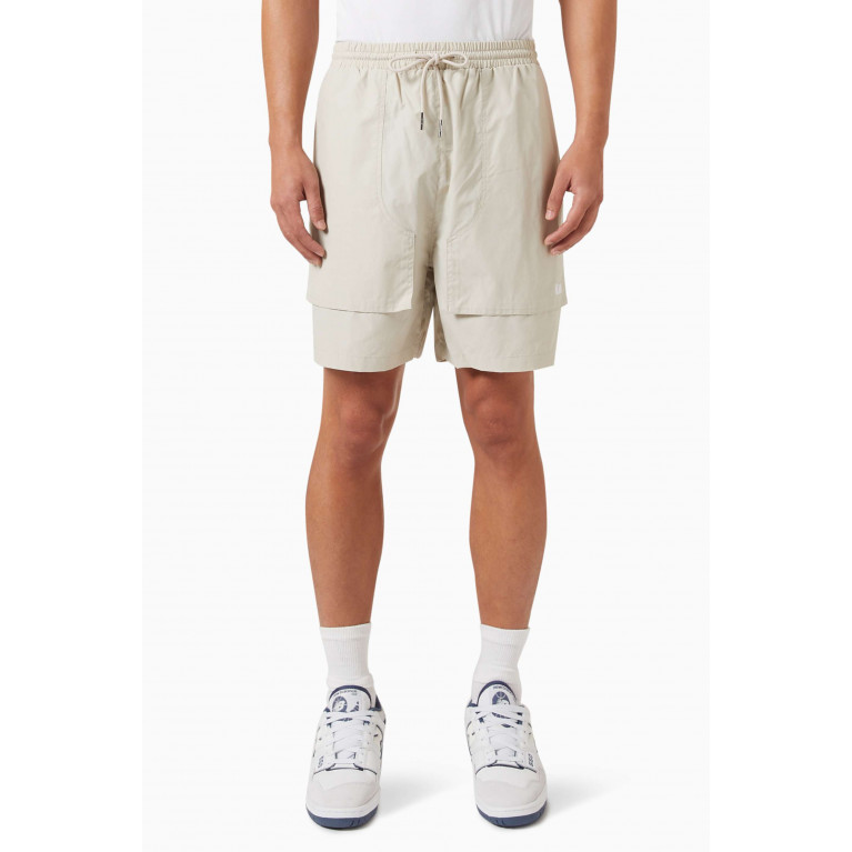 Kith - Alden Pocket Shorts in Cotton-nylon Blend Neutral