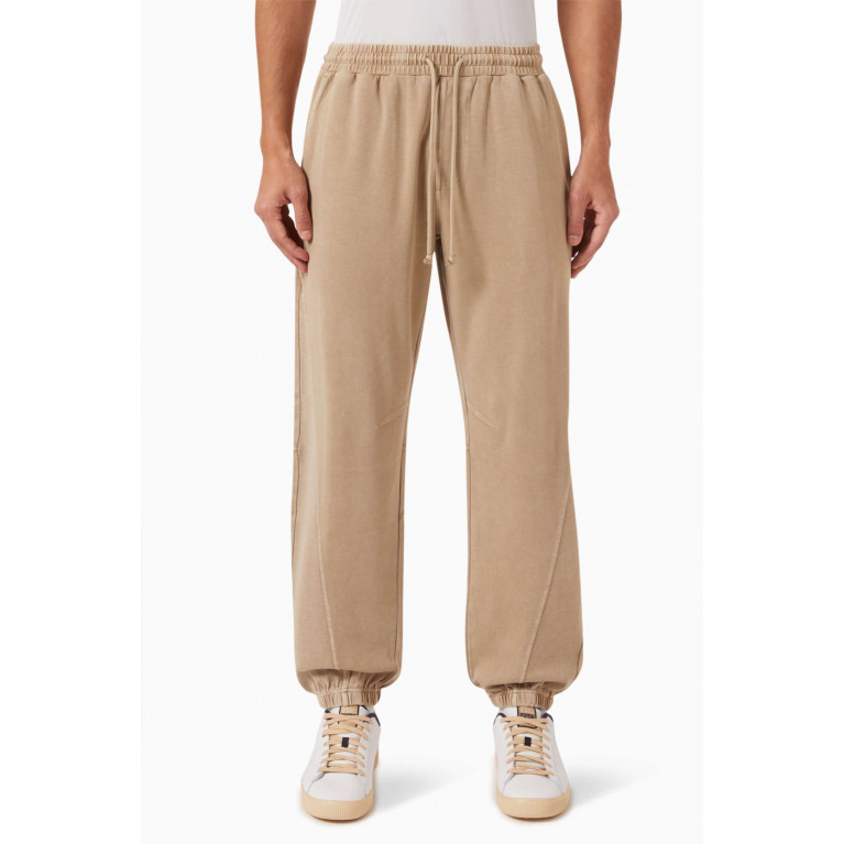 Kith - Crystal Wash Mercer 8 Sweatpants in Cotton-blend Interlock Neutral