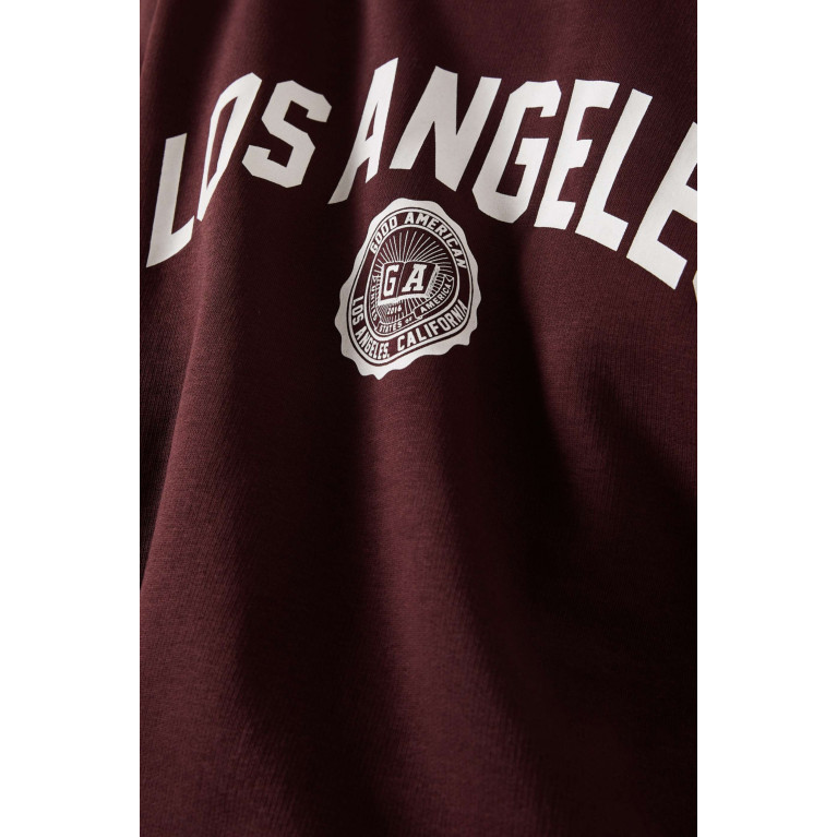 Good American - Los Angeles Sweatshirt in Brushed Fleece