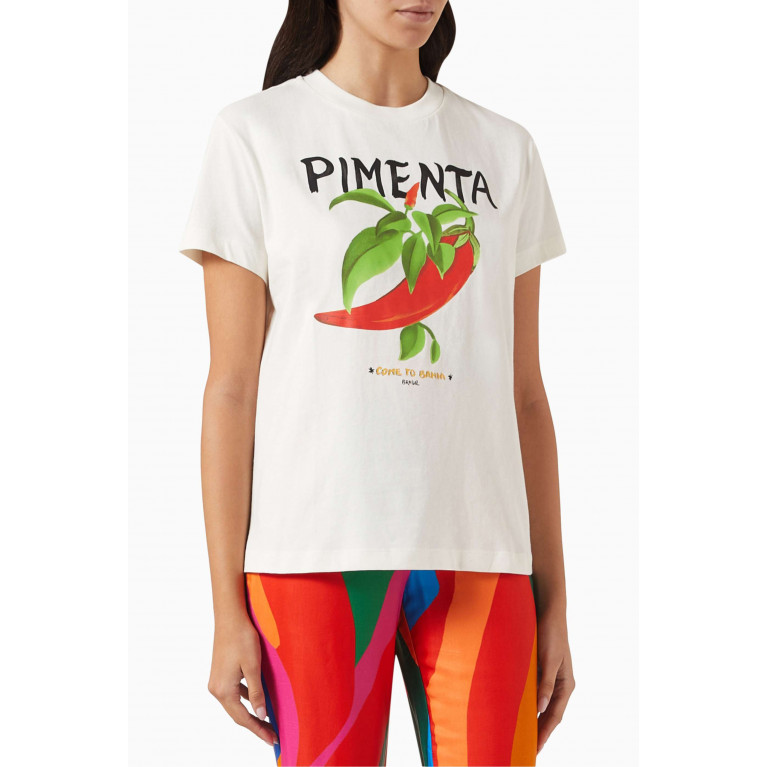 Farm Rio - Peppers T-shirt in Organic Cotton