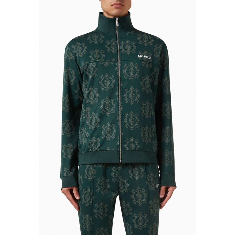 Les Deux - Ballier Jacquard Track Jacket in Recycled Poly-blend
