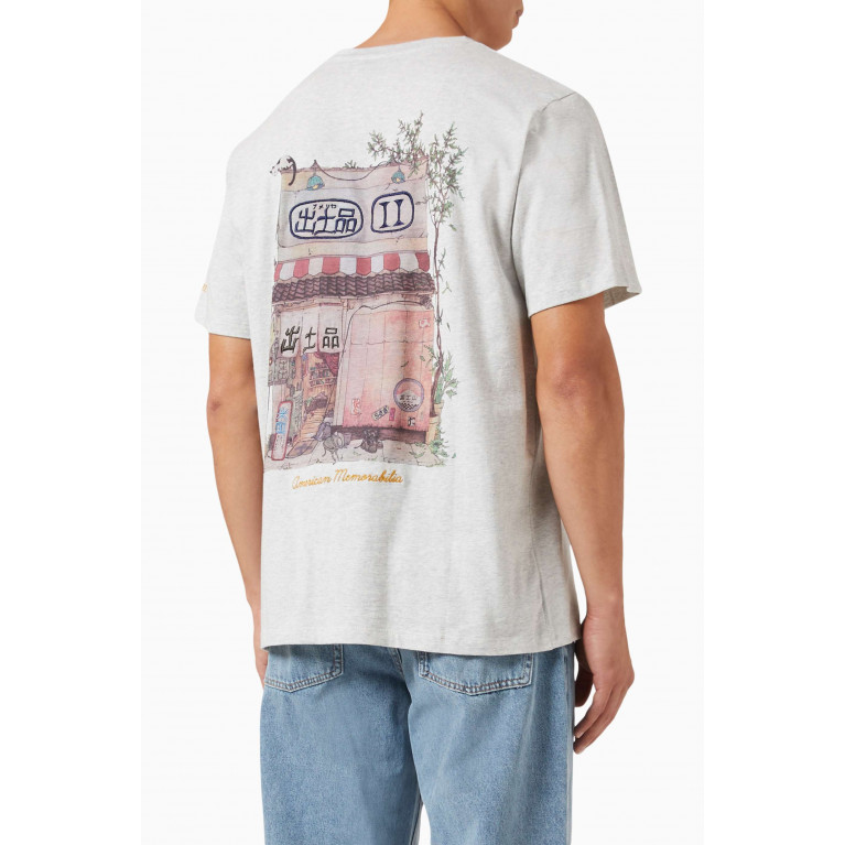 Les Deux - Hiroto T-shirt in Cotton Jersey Neutral