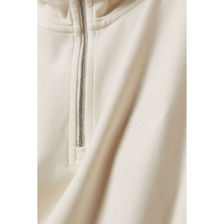 Kith - Hunter Quarter Zip Sweatshirt in Cotton-interlock Neutral