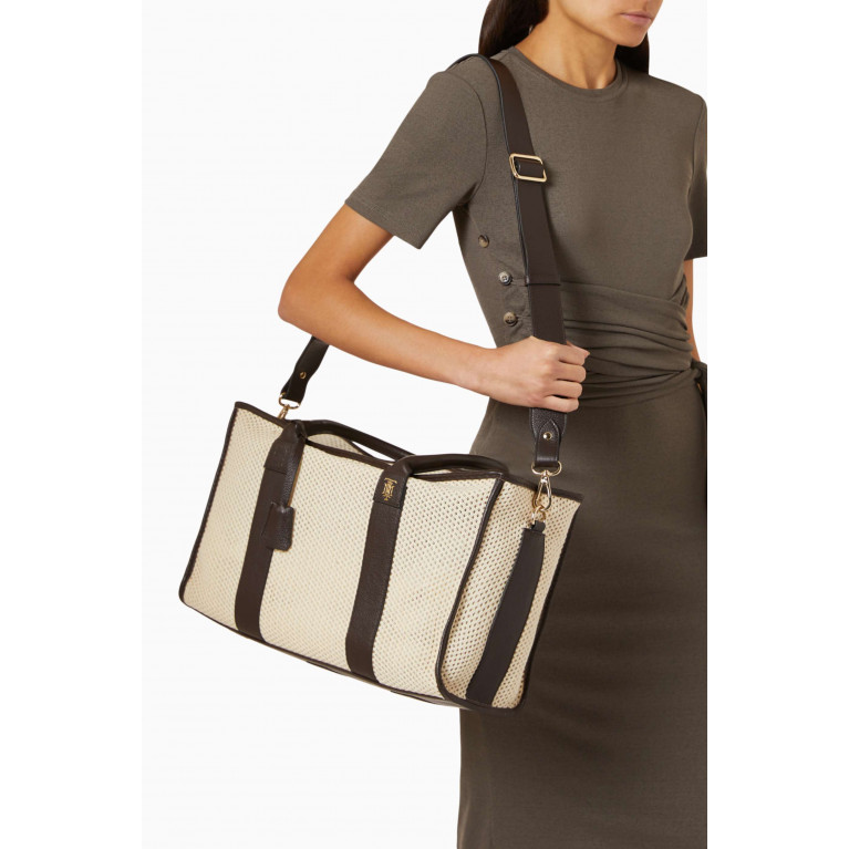 MONTROI - Medium Elektra Bag in Calf Leather & Cotton