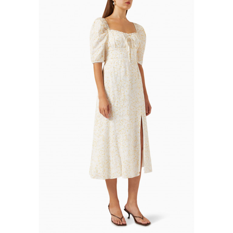 Keepsake The Label - Lunar Midi Dress in Linen