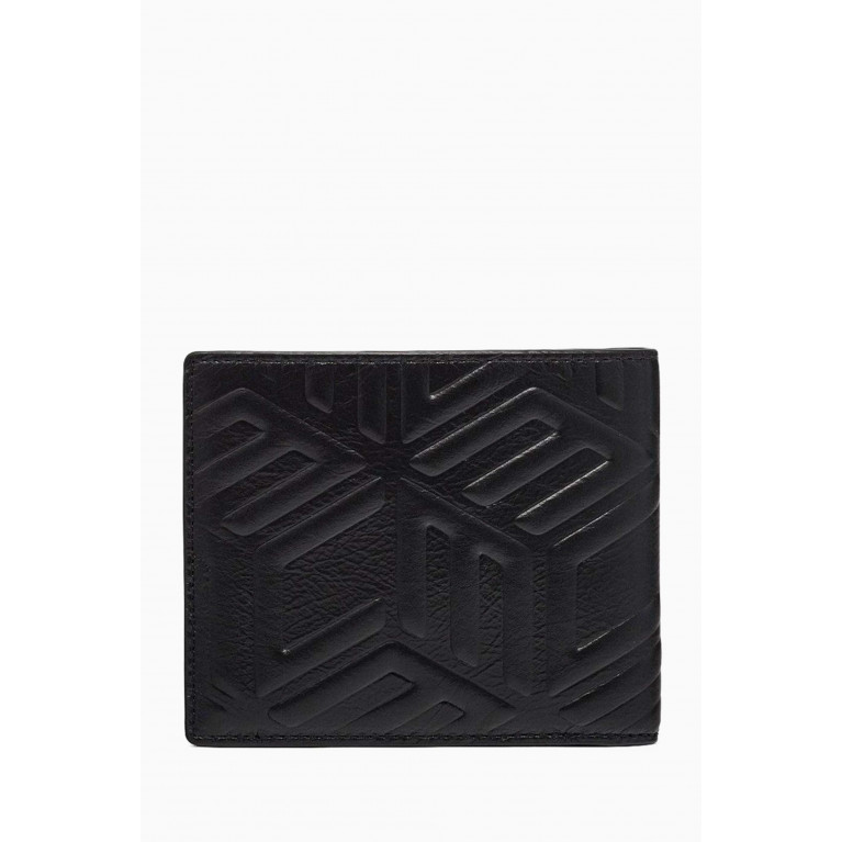 MCM - Small Aren Bifold Wallet in Crushed Cubic Leather