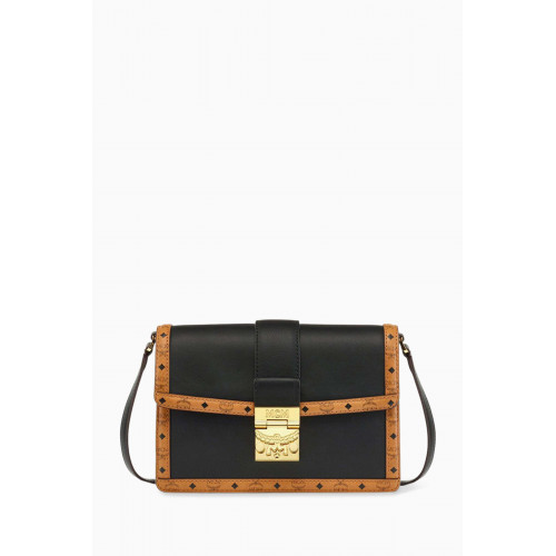 MCM - Small Tracy Shoulder Bag in Leather Visetos Mix