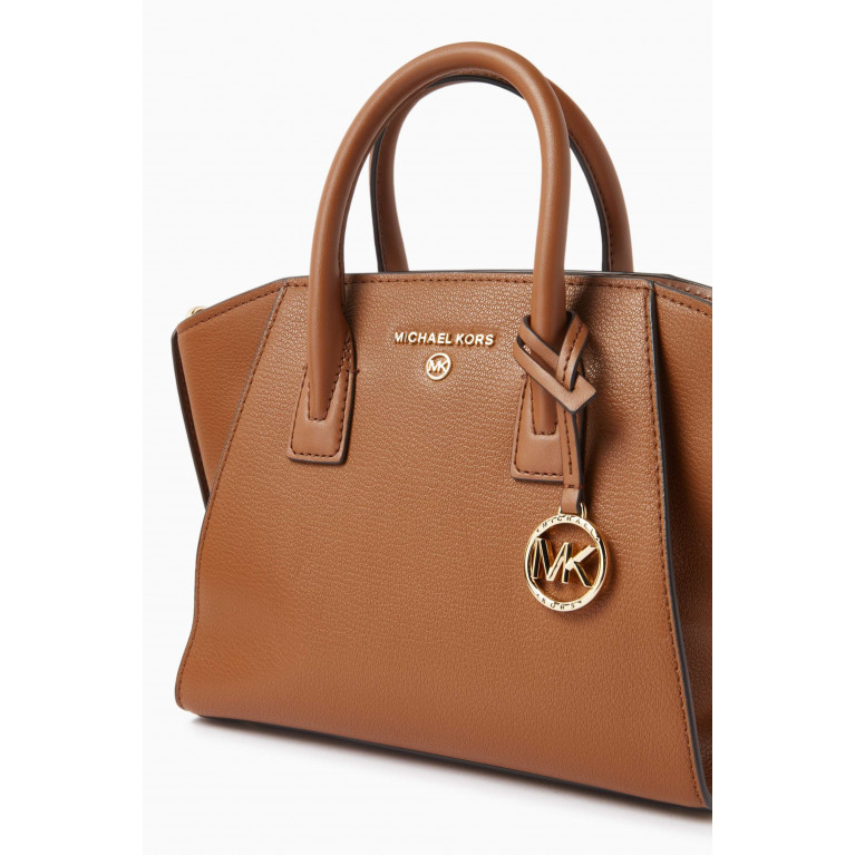 MICHAEL KORS - Small Avril Zip Satchel Bag in Leather