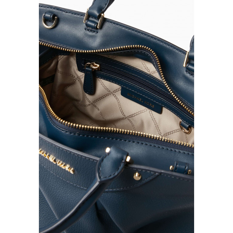 MICHAEL KORS - Medium Enzo Satchel Bag in Leather