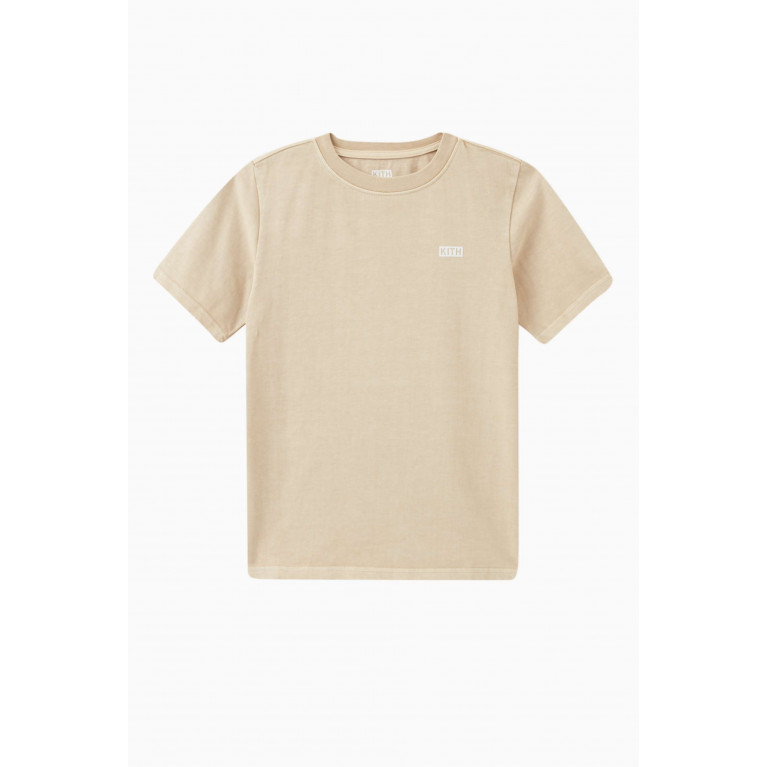 Kith - Classic Logo T-shirt in Cotton-jersey Neutral