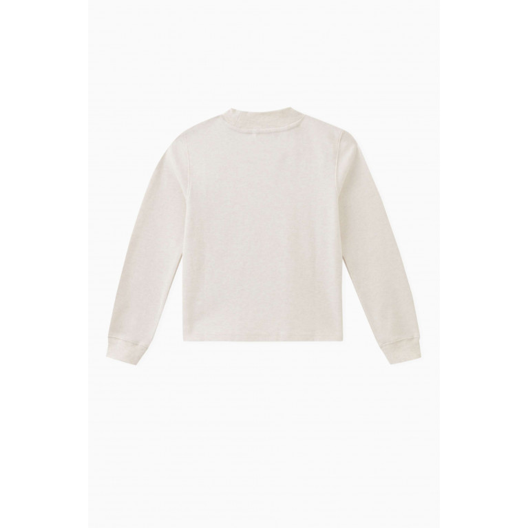 Kith - Classic Mockneck T-shirt in Cotton Grey