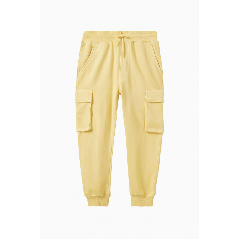 Kith - Williams Cargo Sweatpants in French Terry Orange