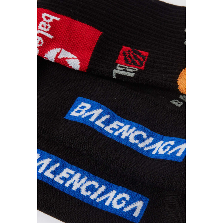 Balenciaga - Top League Socks in Cotton Blend