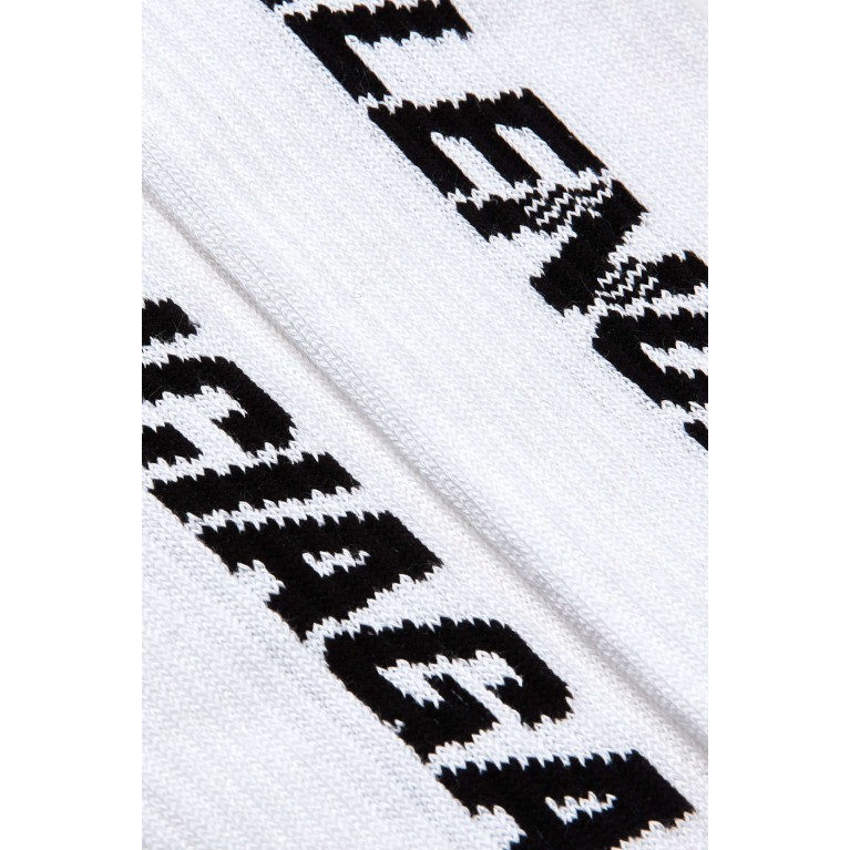 Balenciaga - Racer Logo Socks in Cotton-blend