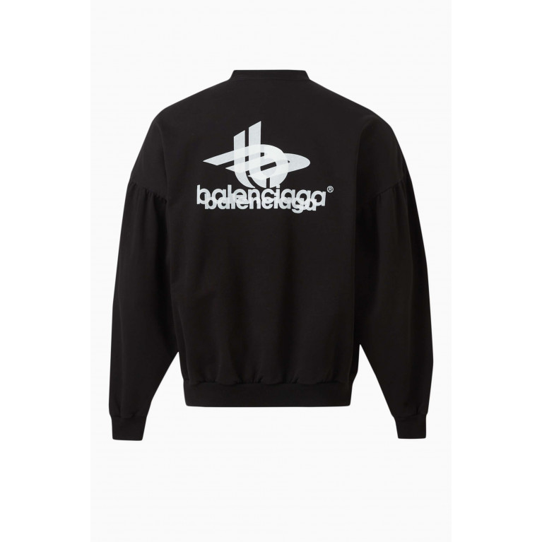 Balenciaga - Layered Sports Oversized Sweatshirt in Cotton-fleece