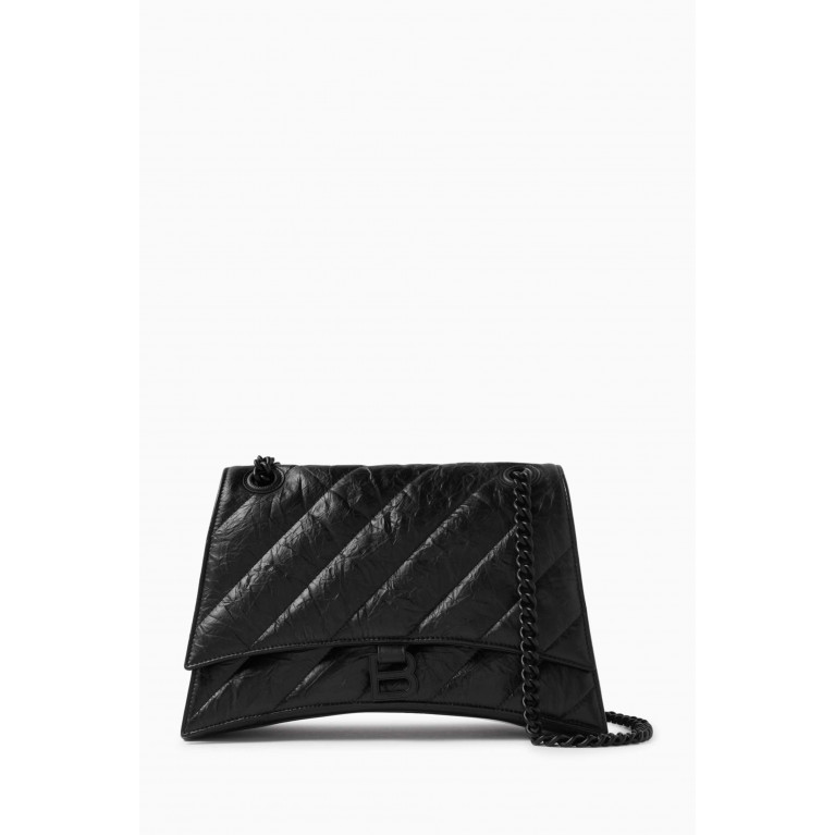 Balenciaga - Medium Crush Shoulder Bag in Quilted Leather