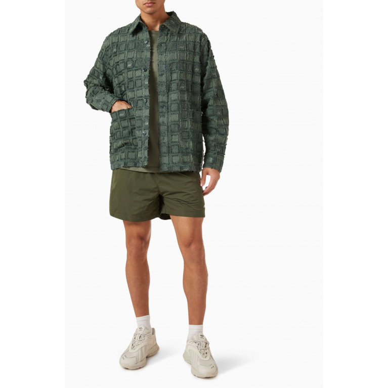 Kith - Fils Coupe Check Boxy Collared Overshirt in Cotton