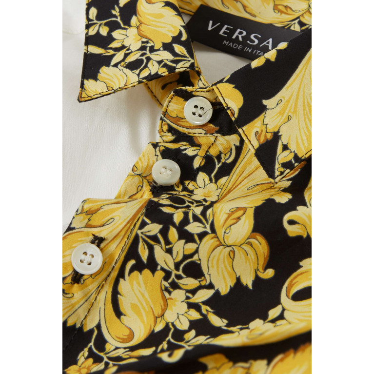 Versace - Barocco Shirt in Cotton Poplin