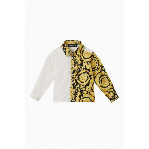 Versace - Barocco Shirt in Cotton Poplin
