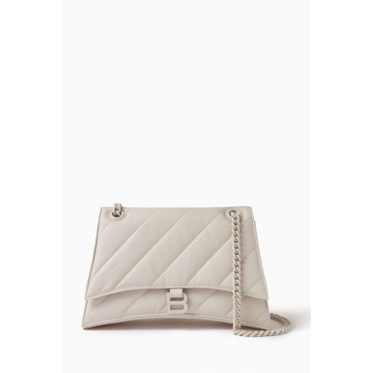 Balenciaga - Medium Crush Shoulder Bag in Quilted Leather