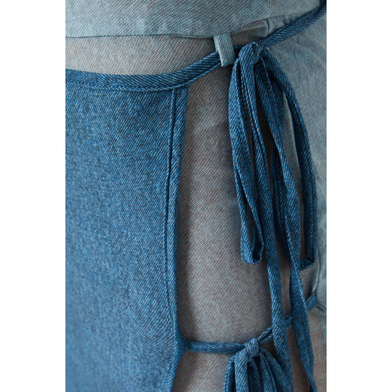 Bec + Bridge - Hayden Wrap Maxi Skirt in Stretch-nylon