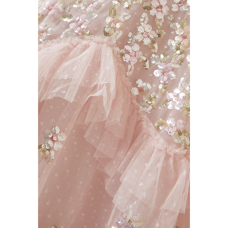 Needle & Thread - Raina Sequinned Gown in Recycled Tulle
