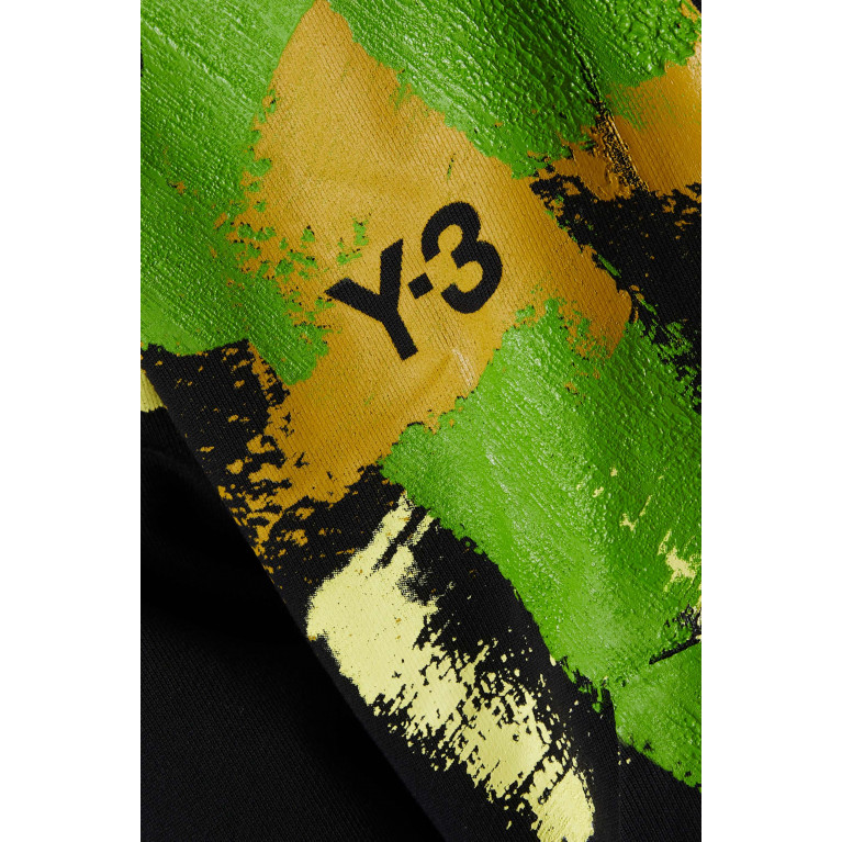 Y-3 - Graphic-print Zip Hoodie in Organic Cotton