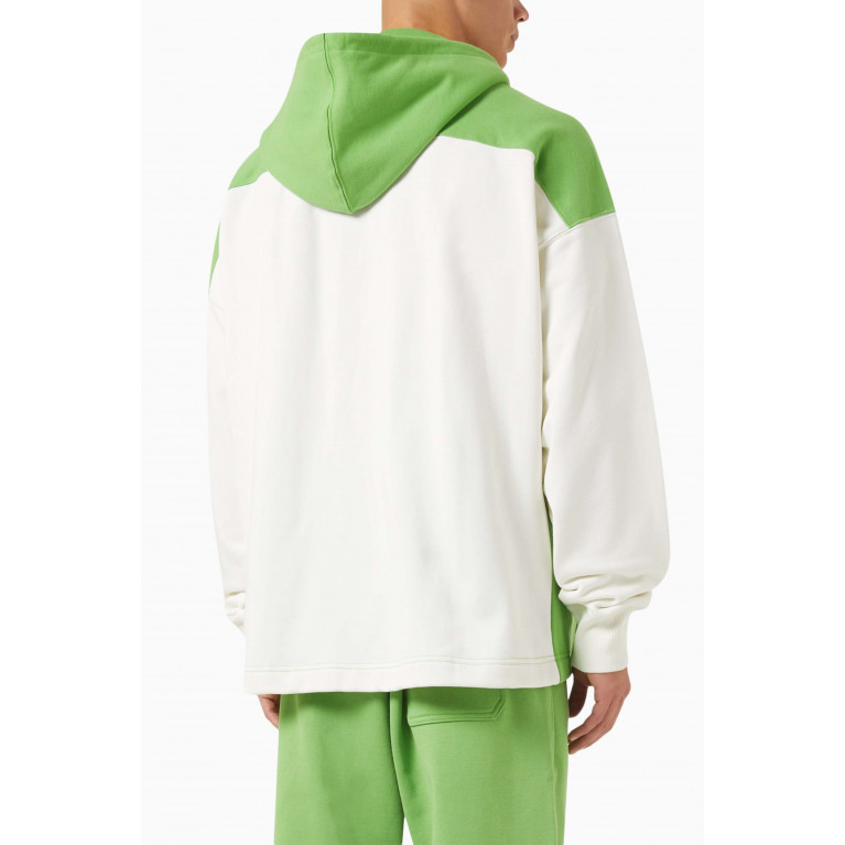 Y-3 - Logo-patch Hoodie in Organic Cotton Terry
