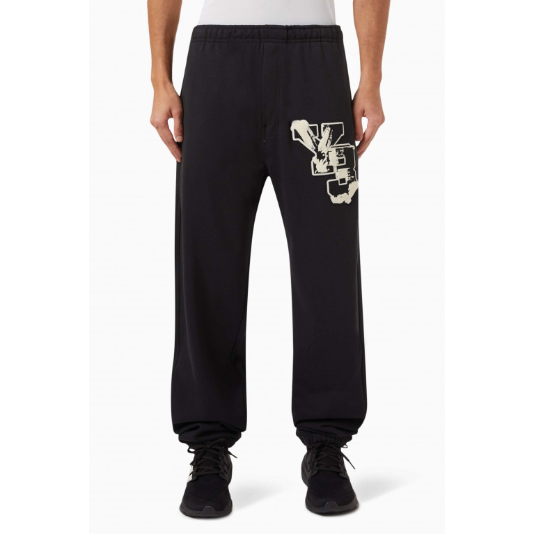 Y-3 - Graphic Logo-patch Sweatpants in Terry Loopback