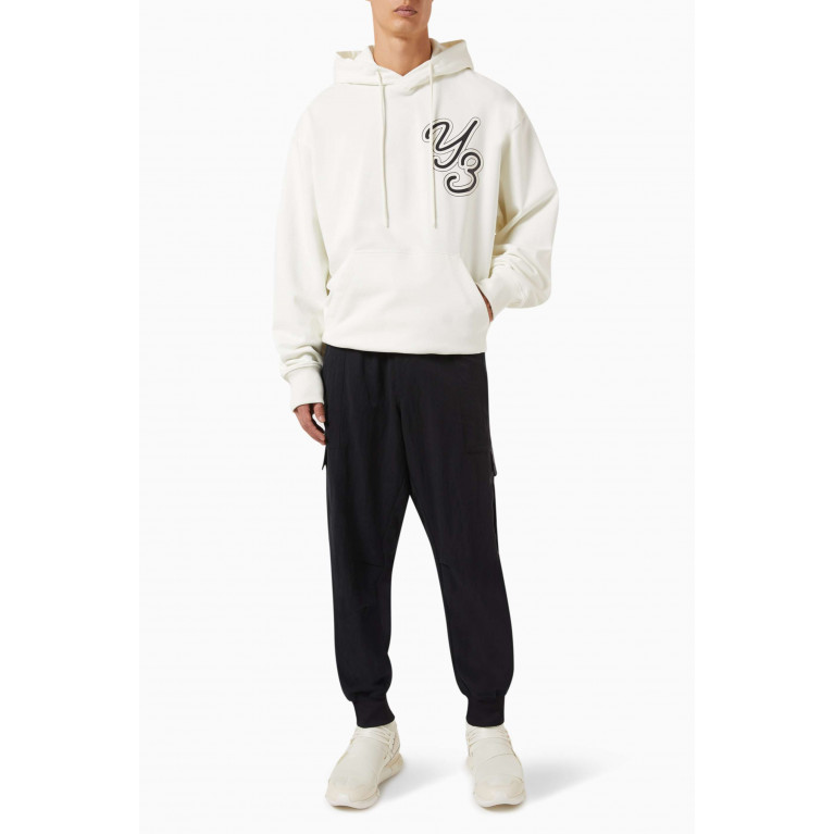 Y-3 - Graphic Logo Hoodie in Organic Cotton Terry
