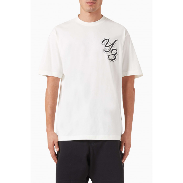 Y-3 - Y-3 Graphic Logo T-shirt in Cotton-jersey
