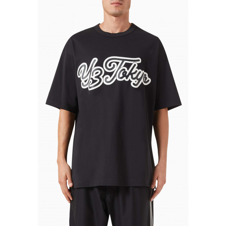 Y-3 - Y-3 Graphic Logo T-shirt in Cotton-jersey