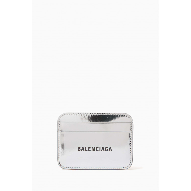 Balenciaga - Cash Card Holder in Mirror Effect Calfskin