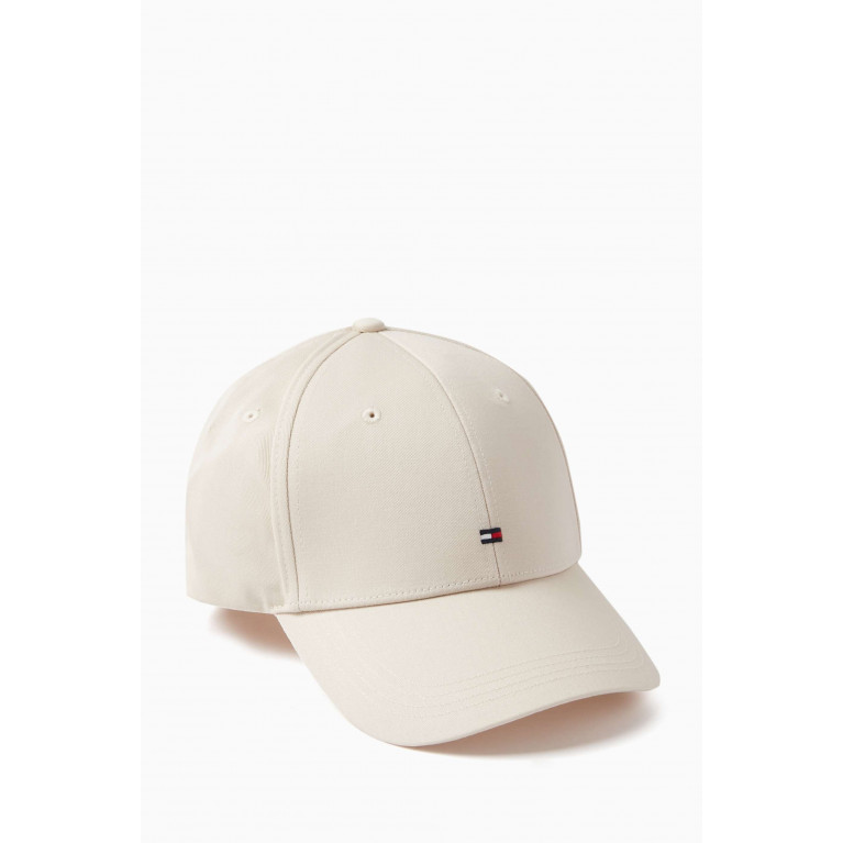 Tommy Hilfiger - TH Flag Baseball Cap in Cotton Neutral