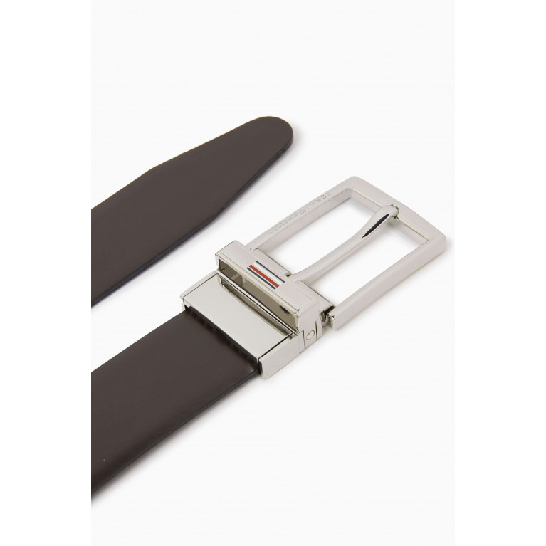 Tommy Hilfiger - Reversible TH Business Belt in Leather