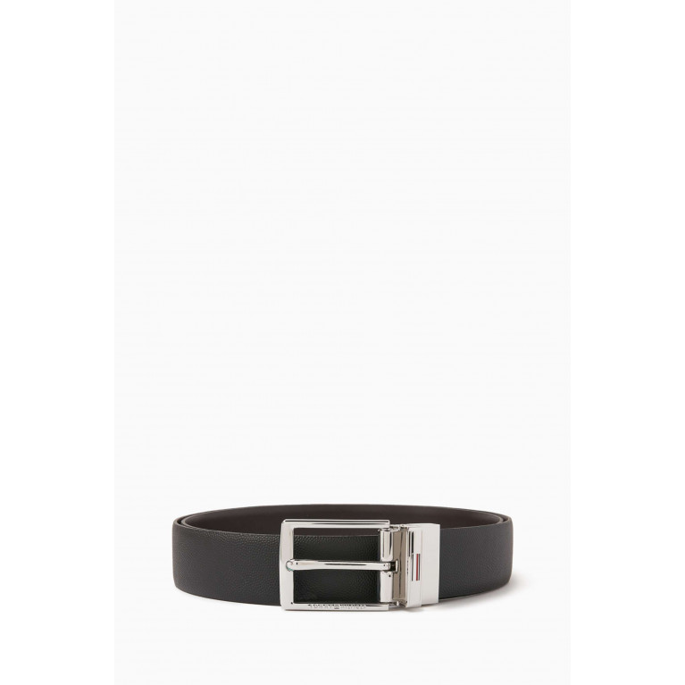 Tommy Hilfiger - Reversible TH Business Belt in Leather