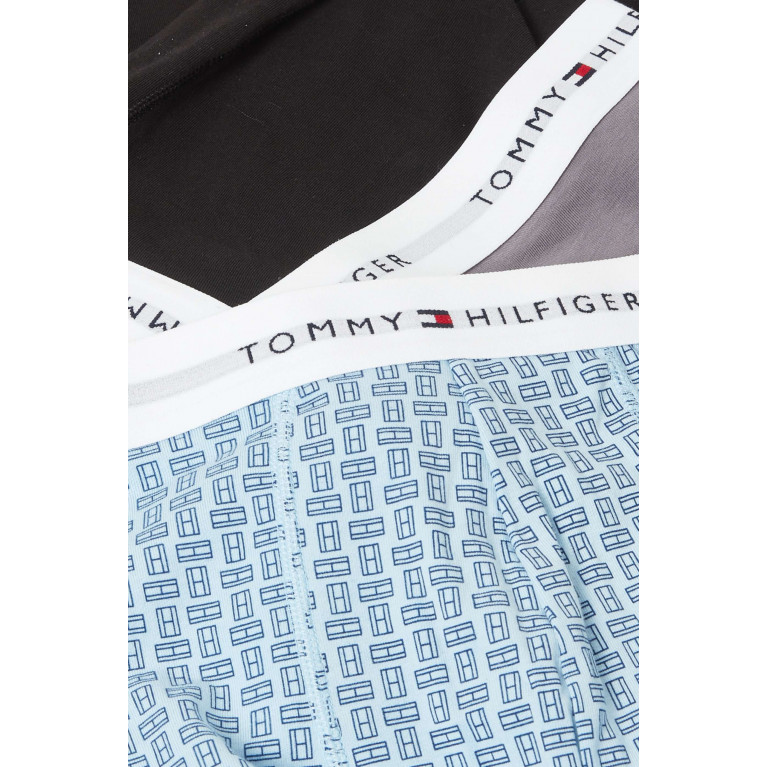 Tommy Hilfiger - Logo Boxers in Cotton, Set of 3 Grey